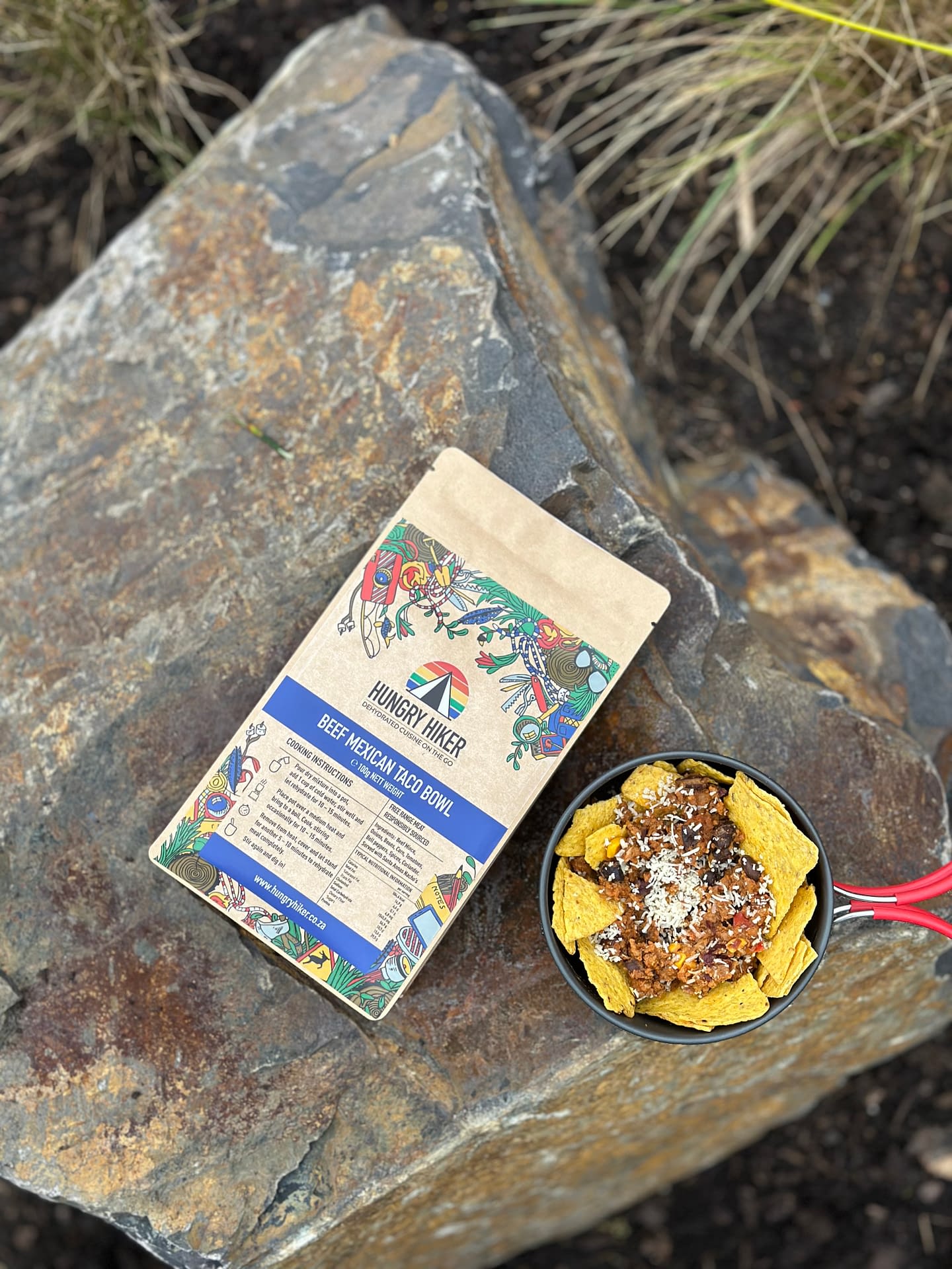 Hungry Hiker Beef Mexican Taco Bowl